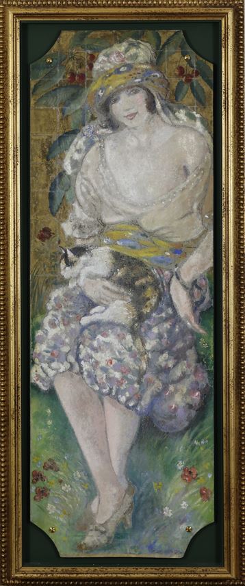 Georges Manzana Pissarro - L&#39;Orientale au Chat | MasterArt